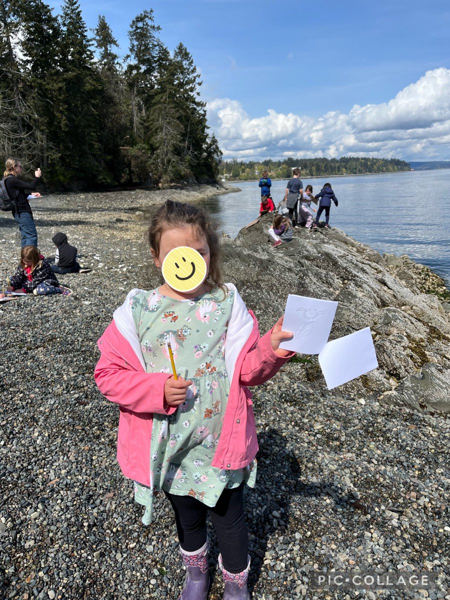 SchneidersRoom's tweet photo. On Thursday’s I’m an outdoor literacy teacher and today the beach is my classroom! #pinchme @CowichanSchools https://t.co/5ncQSsgQVJ