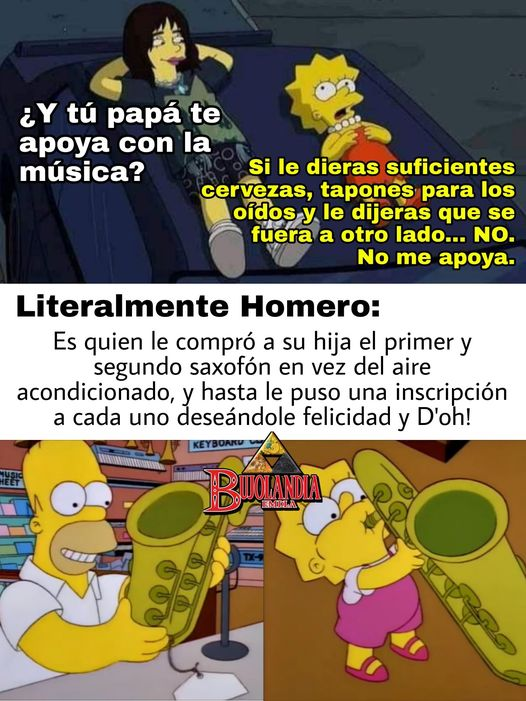 La lección aquí es:
No dejes a tus hijos entrar al mundo de la música moderna.