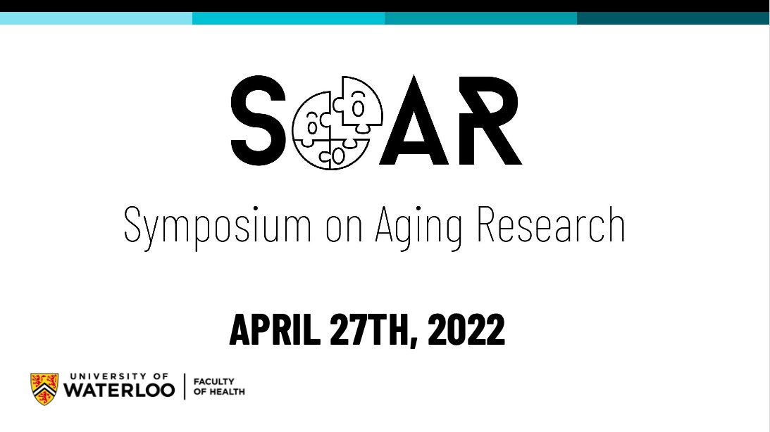 Tara Kuhn (@tarakuhn5) on Twitter photo Yesterday was such an amazing and rewarding day! It was an honour to listen to so many fantastic and passionate presentations during the <a href="/soar_uw/">Symposium on Aging Research (SoAR)</a> 2022 conference
I am incredibly thankful to have had such an great team help organize and make #SoAR2022 a success!
#aging #research Yesterday was such an amazing and rewarding day! It was an honour to listen to so many fantastic and passionate presentations during the <a href="/soar_uw/">Symposium on Aging Research (SoAR)</a> 2022 conference
I am incredibly thankful to have had such an great team help organize and make #SoAR2022 a success!
#aging #research