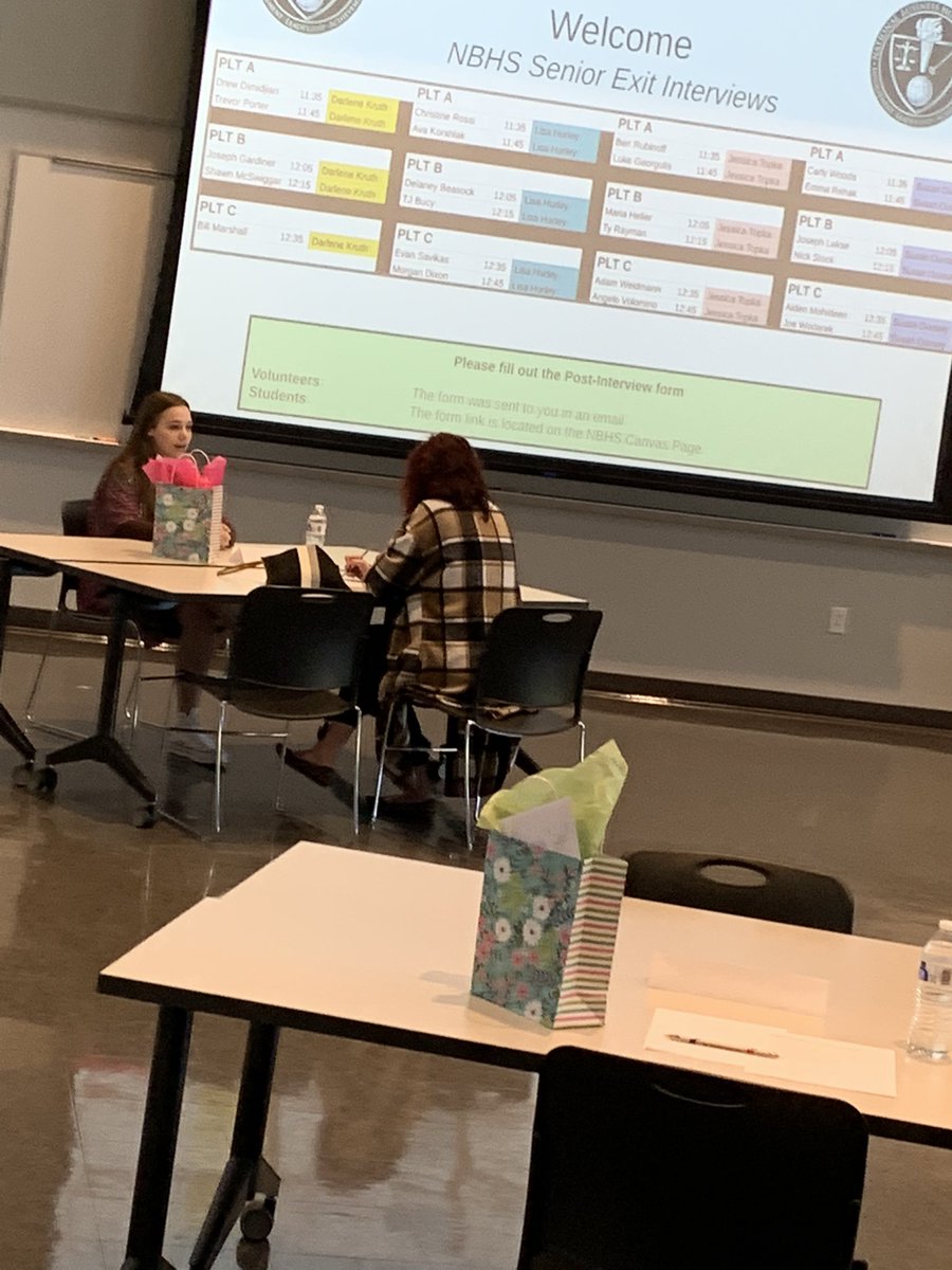 MrsKostella's tweet photo. The National Business Honor Society students lead their first service project on their own…Senior Exit Interviews. Well done President Adam Weidmann &amp; Treasurer TJ Bucy. Thank you to the interviewer volunteers Darlene Kruth,Lisa Hurley,&amp; Susan Dunsey. @wjhsd #wertj @TJHSJaguars https://t.co/KHcYyjbkat