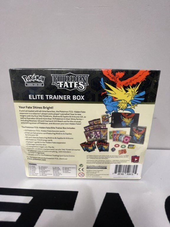 FastBreakCards's tweet image. 🔥 FBC Fire Freebie #418🔥

Cost: FREE - Free S&amp;amp;H

Pokémon Hidden Fates ETB

When does it end? May 29th, 2022 @ 3 PM (ish) Eastern.

Follow, Like, Retweet to be entered. (Must be established &amp;amp; maintained)

Only reply to @FastBreakCards regarding giveaways.