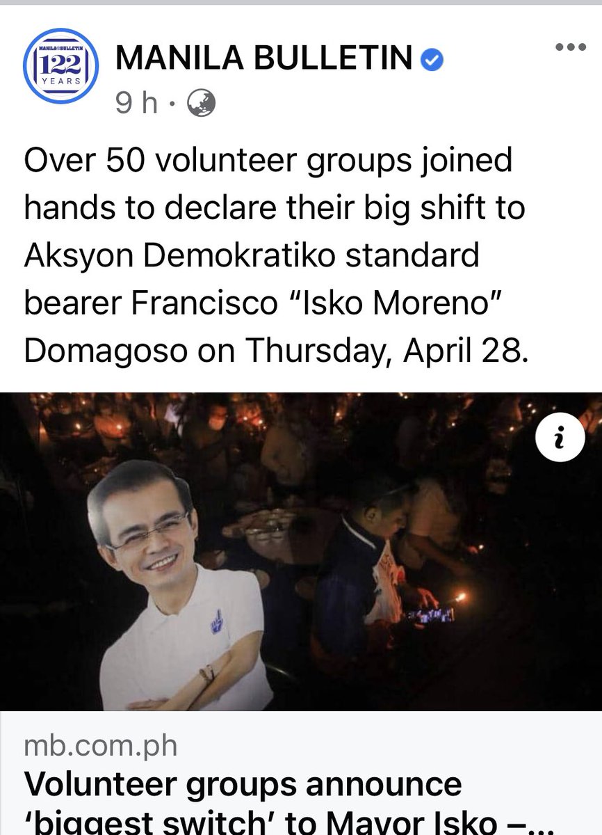 jimi_bosch's tweet photo. #10MillionStronger  media may have downplayed it… but we know our numbers! Welcome to team Isko switchers !! https://t.co/zlzAkbIQX4