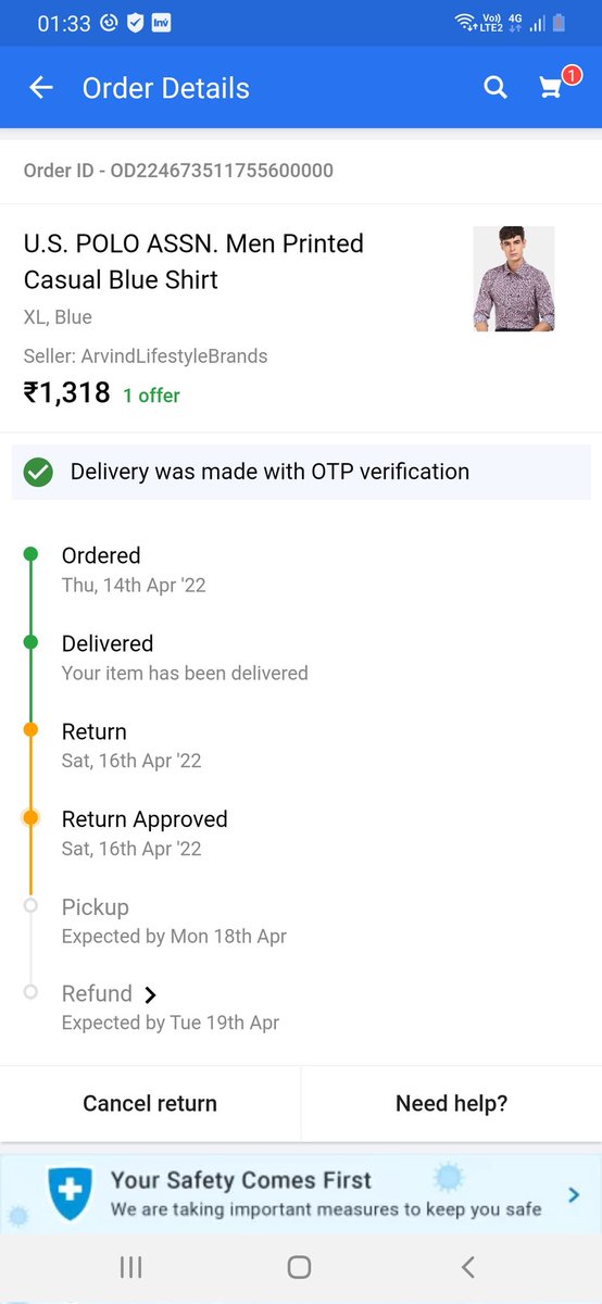 Rajatbah's tweet photo. @flipkartsupport @_Kalyan_K  very poor service and refund is pending more then 10 days.
Pathetic service pls use Amazon https://t.co/RgoE2EqLYM