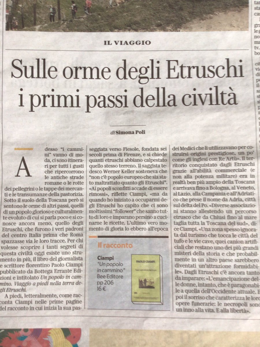 I miei etruschi su Repubblica…. <a href="/repubblica/">Repubblica</a> <a href="/TusciaEtrusca/">Etruschi in Tuscia</a> <a href="/EtruriaHistory/">Etruria HISTORY</a> #etruschi