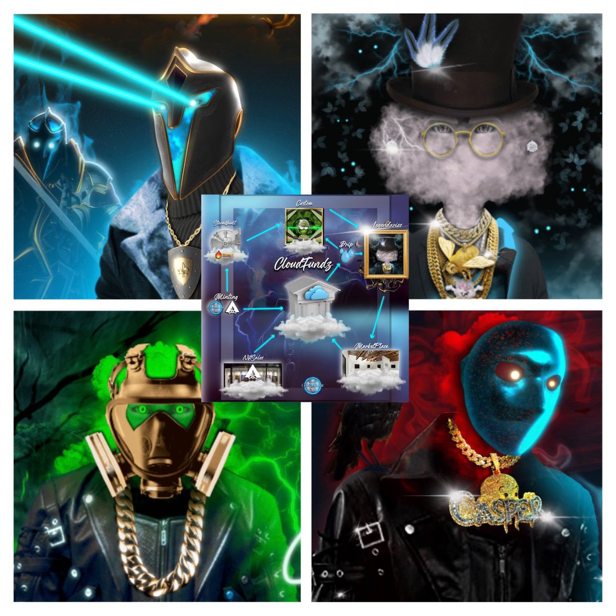 tacoSUPream's tweet photo. Check out the white paper! It pays to be in this family! See some of the examples of artwork that can be unlocked when u bet on this project! @MrWonderland21 @CloudHeadzNft @JustInTimeDeFi https://t.co/DfgzSnvs05 https://t.co/MzKdfwlymi