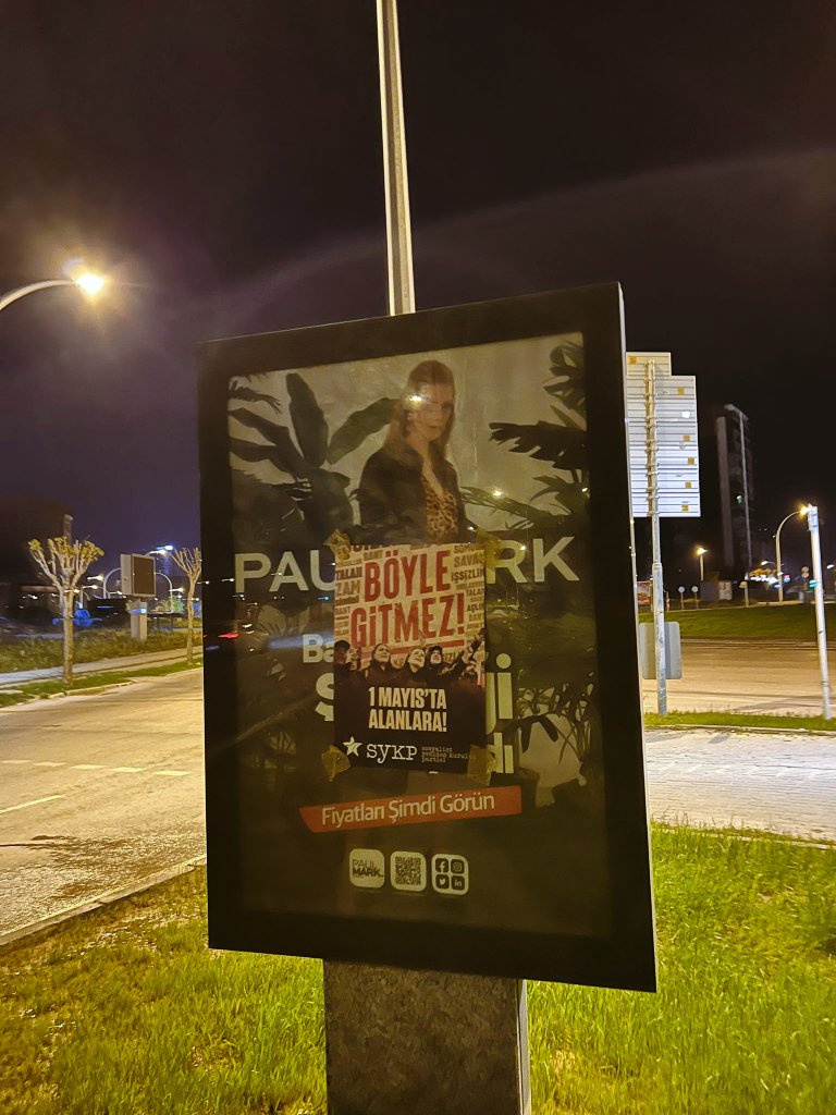 sykpbursa's tweet photo. “Böyle Gitmez” diyerek halkımızı sömürüye, eşitsizliğe ve baskılara karşı sesimizi yükseltmek için 1 Mayıs alanına çağırıyoruz! https://t.co/84uIoY6toT