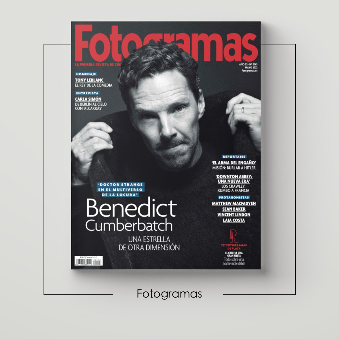 BCumberbatchSP's tweet image. Benedict protagonizará el siguiente número de la revista @fotogramas_es en España!!! ¿Quién va a correr a comprarla? NOSOTRAAAAAS