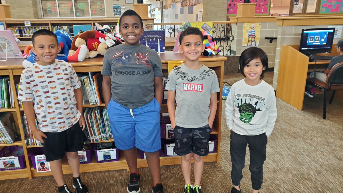 GYE_AlvinISD's tweet photo. Celebrating National Superhero Day!! https://t.co/f9oiSX2CPn