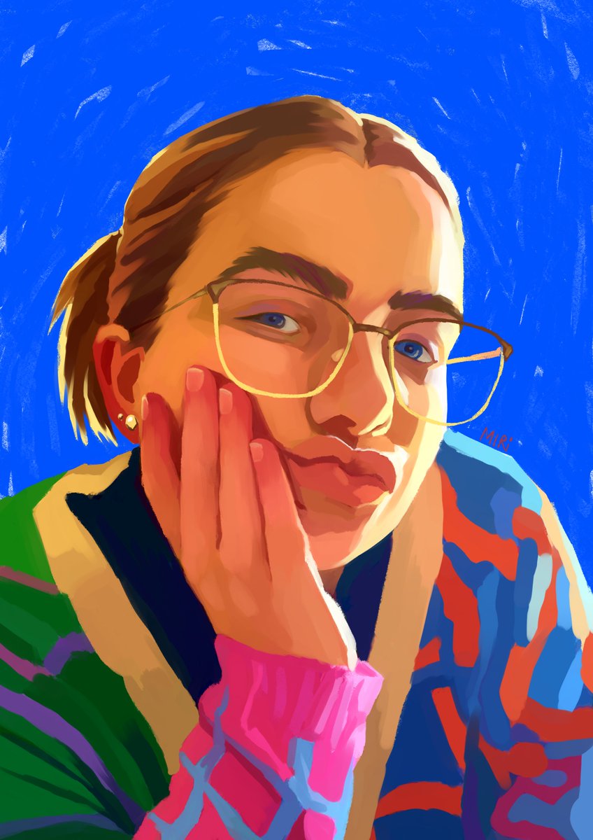 mirimalt's tweet photo. Self portrait timeee!!
Quickly trying some new brushes turned into me drawing for hours and still using the same old 3 brushes 🤓✌🏻 https://t.co/Vq1Z1bZYZT