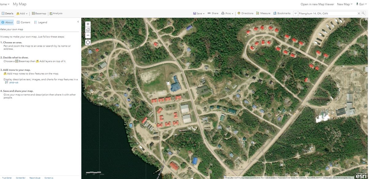 AngeAlexander88's tweet photo. Thanks for the opp to faciliate a #spring #GIS workshop for #grade9 students at Eenchokay Birchstick School  #Pikangikum, ON. GI-YES! Thanks @ChiragPatney +@NorthWindsEnv Heather McGregor for supporting this session. #MappingisFun #ArcGISOnline #K12 @GIS4Teachers @GISAmbassador https://t.co/LoKgDUGLRP