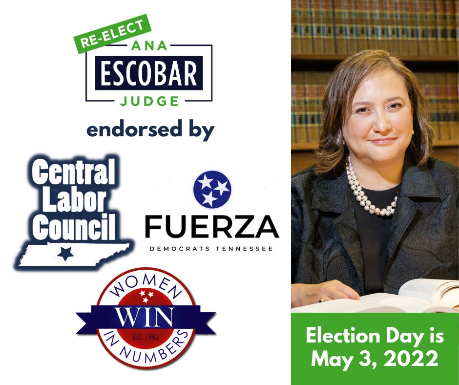 escobarforjudge's tweet photo. Today is the last day to vote early before Election Day on May 3rd. Polling locations close at 7 PM tonight so make a plan to vote for Ana this afternoon! #RunAnaRun https://t.co/AI18Walb9h