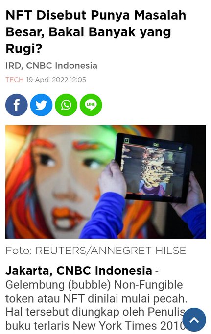 hamsiadi's tweet photo. Counter this news :
BIG Problem on NFT ? https://t.co/BAOwKq5oQN