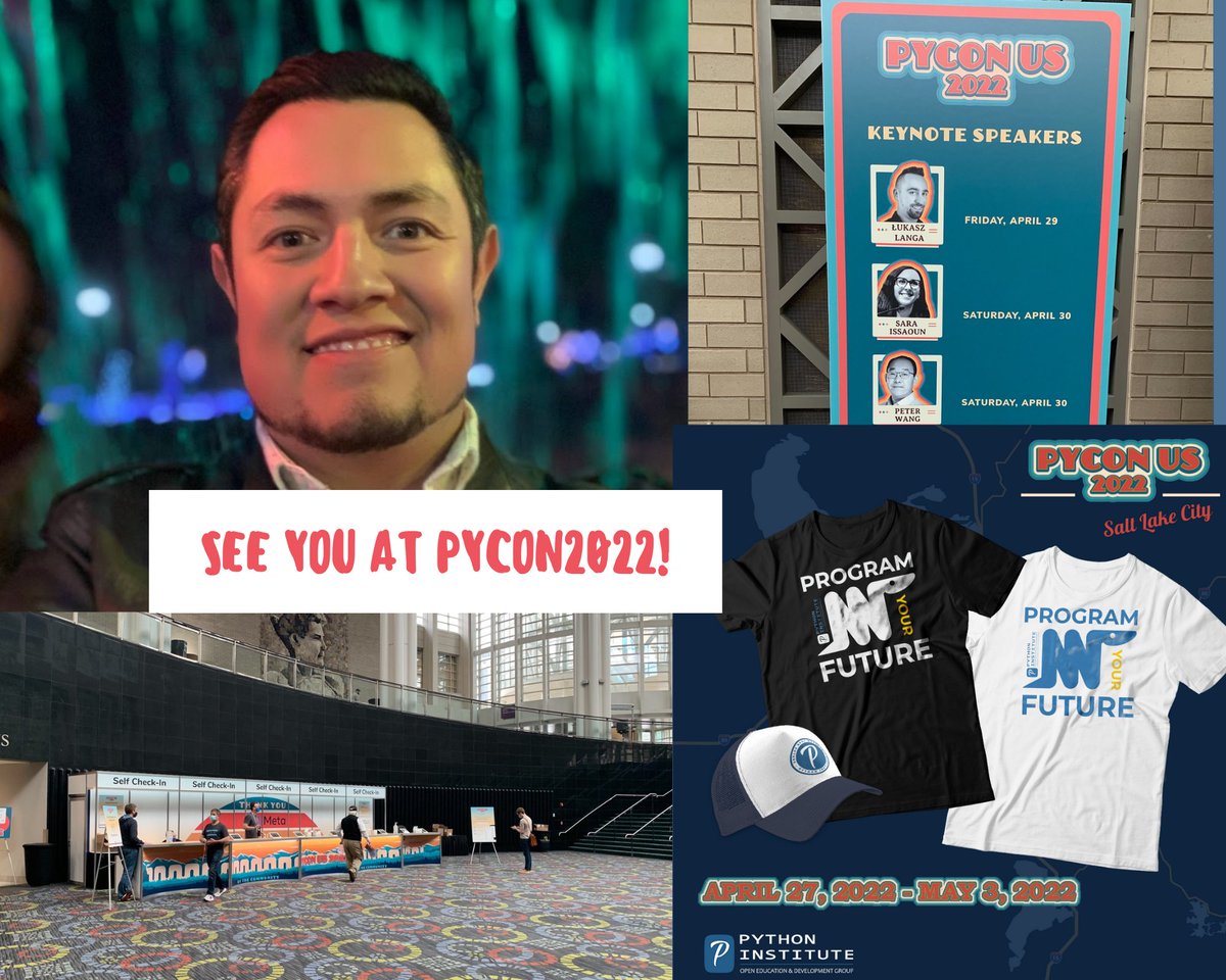 pythoninstitute's tweet image. Hi #PyCon2022!
This gentleman – Roobed from the Python Institute – will be there for you. See you around and at the booth!