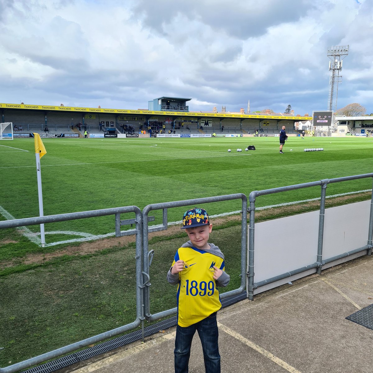 TomStirling5's tweet photo. @TUFC1899 took my youngest to our first ever game against Eastleigh absolutely loved it #newfanforlife can't wait till we're back in torquay again https://t.co/ly0XiF7731