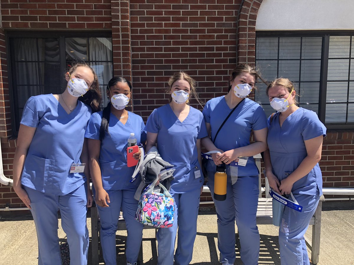 jlawadvocate's tweet photo. The Law CNA students started their clinicals this week at West River Rehab Center in Milford. Here are some pictures of their first day taking care of patients! https://t.co/HAimdOMvsK