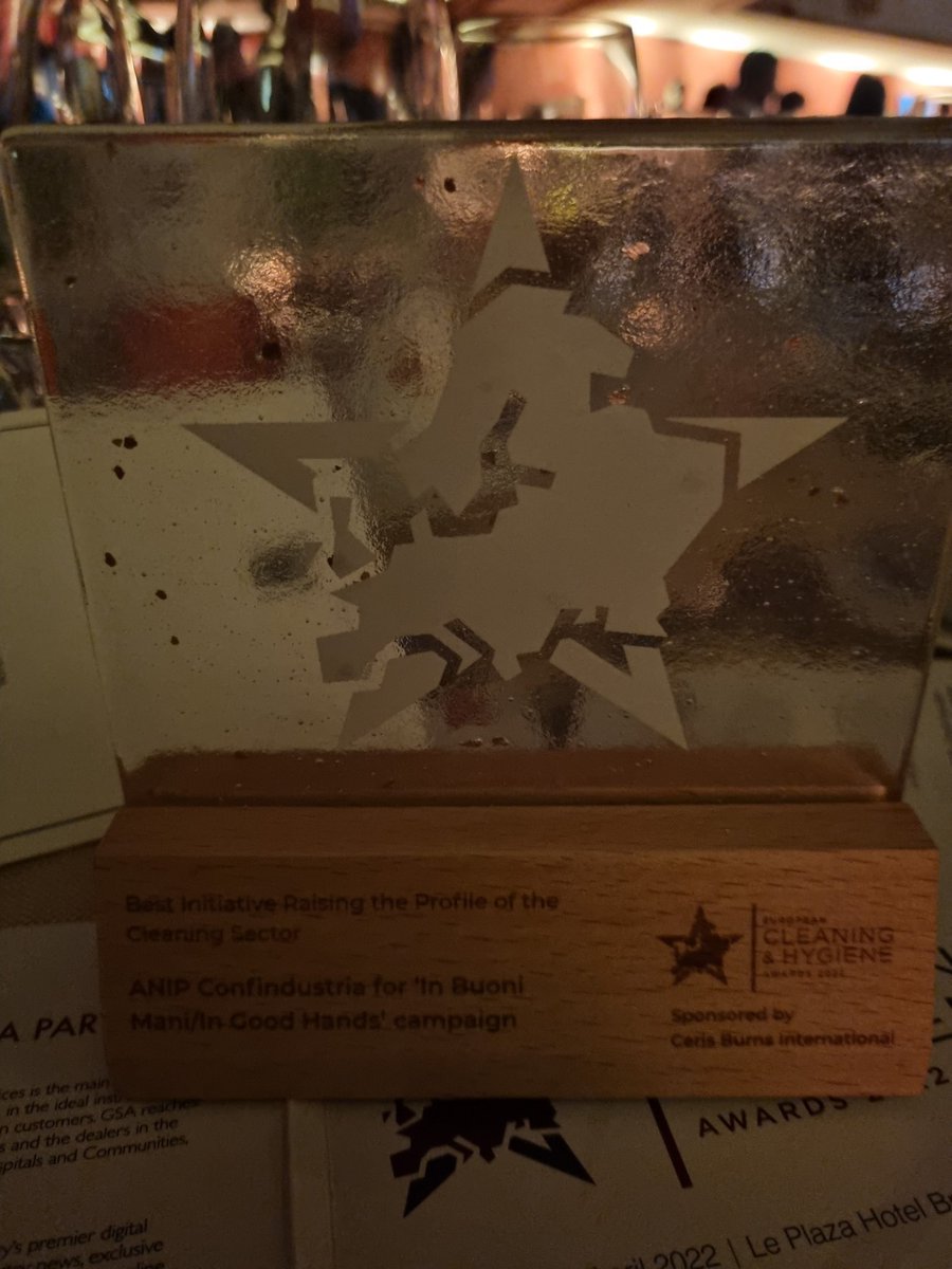 fnicodemo's tweet photo. Ciao @ANIP_it, ha vinto il premio europeo per la migliore campagna di comunicazione europea del settore #cleaning #inbuonemani

Powered by @Lievito_ https://t.co/C3dafKMvlY
