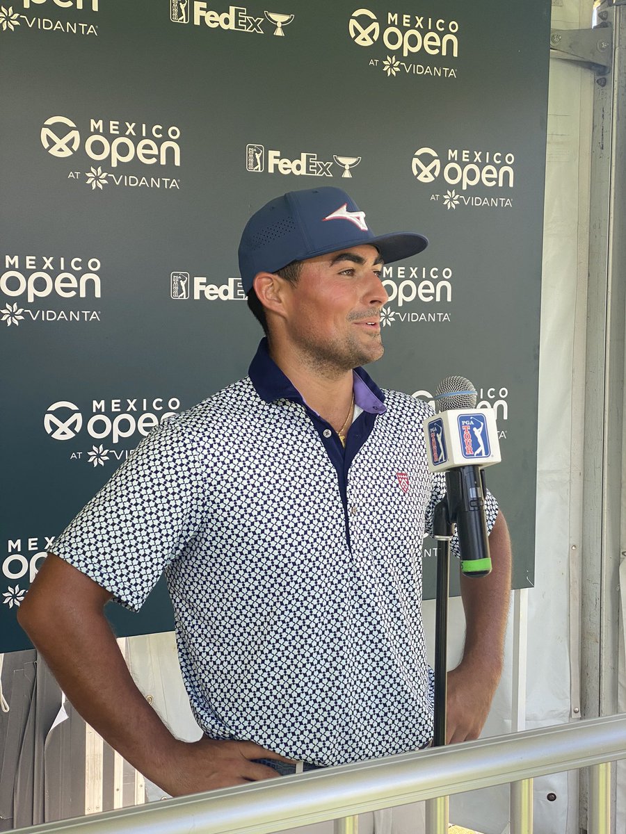 PGATOURComms's tweet image. Opening-round 64 by Monday qualifier Bryson Nimmer at Mexico Open at Vidanta marks his lowest score in 27 rounds on the PGA TOUR. He currently sits T1.