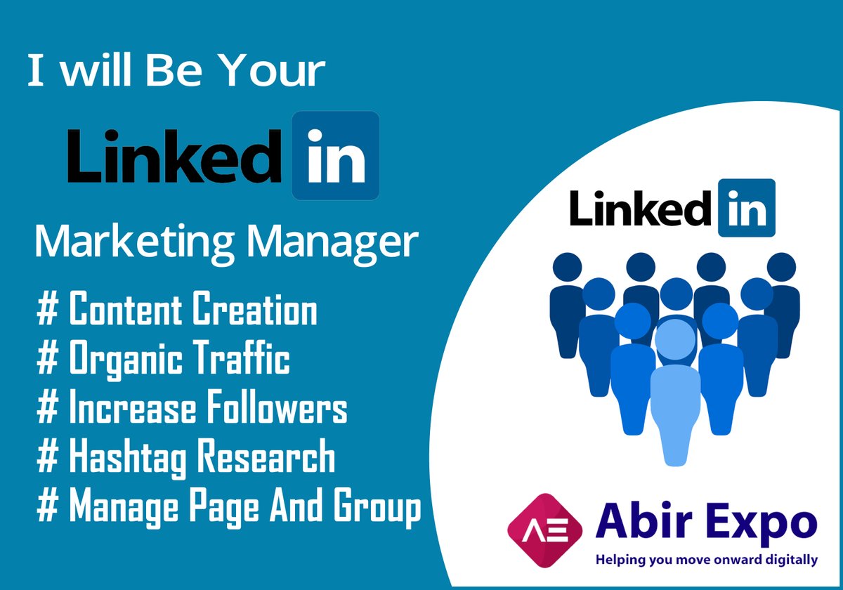 AbirExpo's tweet photo. #linkedin #linkedinmarketing #linkedinmarketing #linkedinexpert #linkedinpromotion #linkedinmanagement #linkedinforbusiness #digitalmarketing #abirexpo https://t.co/tj06uKkOl5