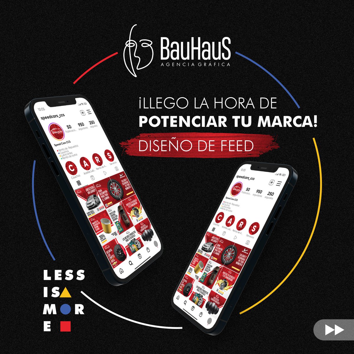 AgenciaBauhaus's tweet photo. DISEÑAMOS TU FEED

El #diseno del muro en IG es lo primero que ves al entrar en cualquier perfil. Es la primera impresión, que no se repite, esa que decide qué interacciones conseguirán tus publicaciones y el momento decisivo de saber si seguir o no a una cuenta. 

¡Contactanos! https://t.co/xQVG69UDur