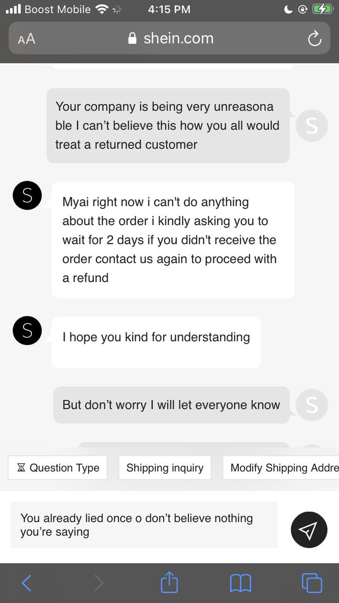 XoxoxBon's tweet photo. @SHEIN_News so with all the advancements in technology you all don’t have a cancel button 🤔 and now instead of May 1st it’s May 6th. This is a joke https://t.co/3xSZhAoXeT
