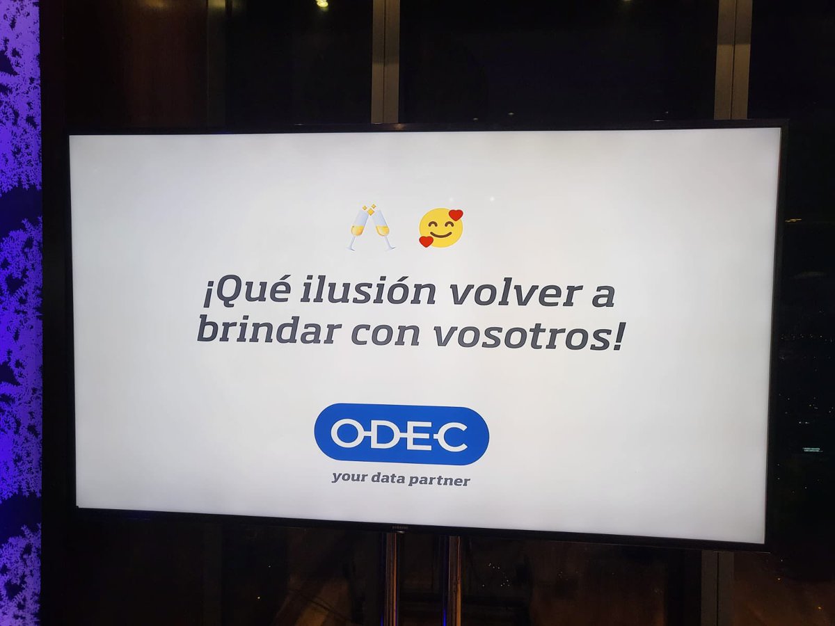 ODEC_SA's tweet photo. ¡Por fin! Celebramos con amigos y compañeros del sector del #marketresearch en #AsambleaInsightsAnalytics. ¡Y nosotros ponemos las copas! Felices de compartir esta velada. Somos #YourDataPartner https://t.co/nBsR2jKRa5