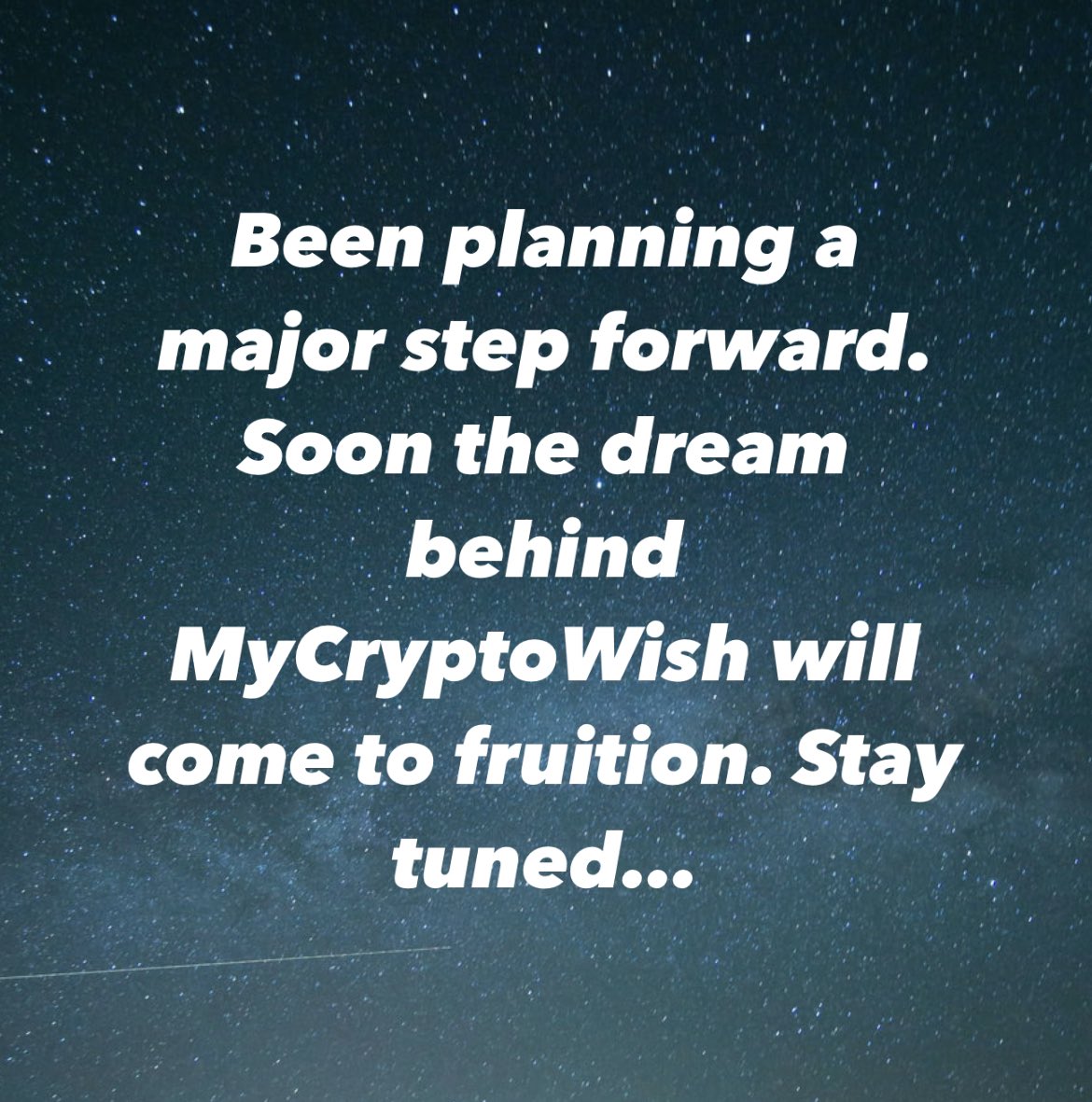 my_cryptowish's tweet photo. Big thing to come 🔜 https://t.co/gN0URs3i8q