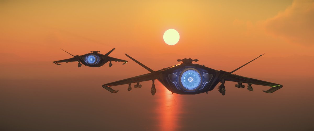 AondoOnLinux's tweet photo. Formation Flying in #StarCitizen Is about to become hot! #nodesync @RobertsSpaceInd #LinuxGaming https://t.co/7z6G05OpUg
