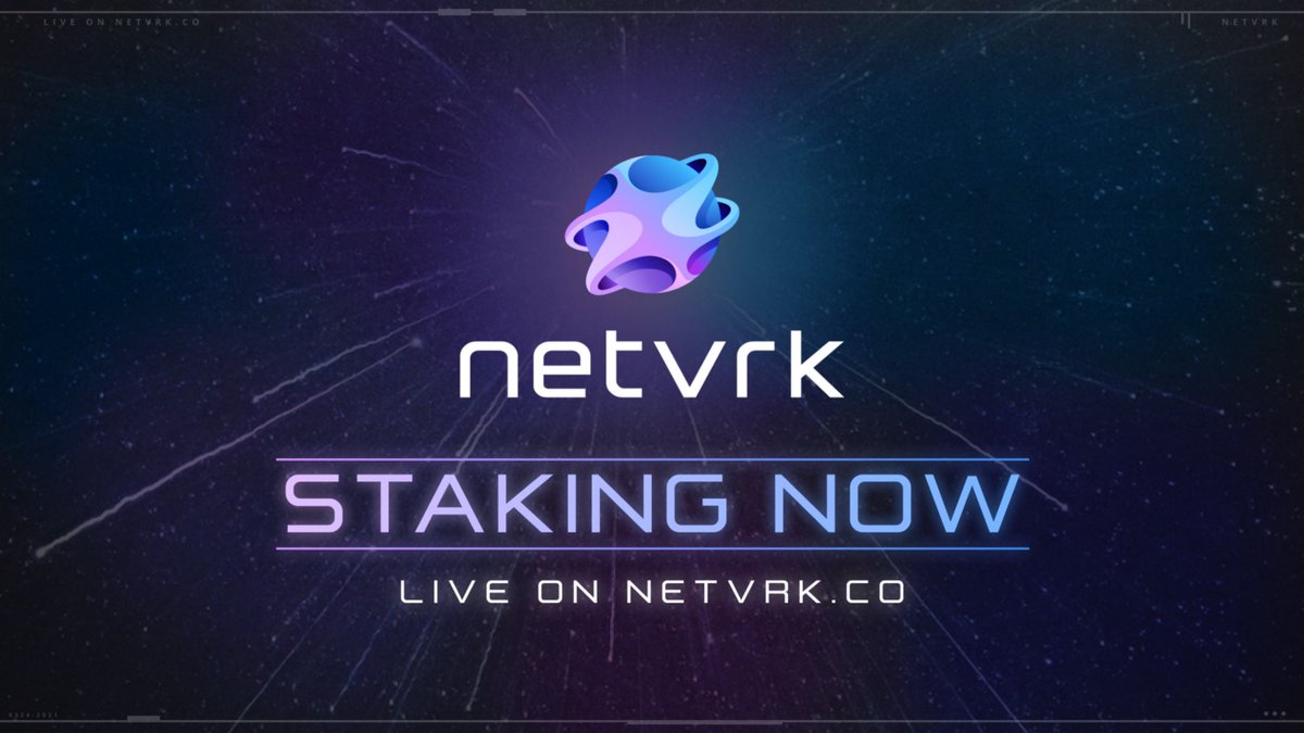 MultimediaNFT's tweet photo. A new #Netvrk #Staking Pool opening today at 23:00 UTC on https://t.co/cH5eNPwNzK! 

Get your tokens ready to stake and bake! 👨‍🍳

🏊‍♂️Pool size: 1,000,000 $NTVRK tokens! 
🪙20% APY!

https://t.co/gpAkgLNos9 https://t.co/K4ZJhOncc1