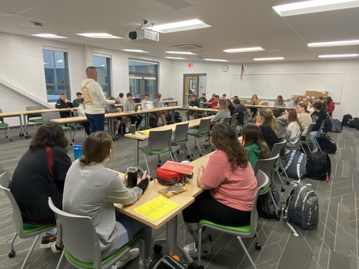 A big Thank You to Pastor Doug from <a href="/mychurchonfire/">Church On Fire</a> for talking to our Student Leadership Group about understanding, as a leader, how everyone is unique and the importance of capitalizing on that and working together! #NeverSettle #FindYourGreatness