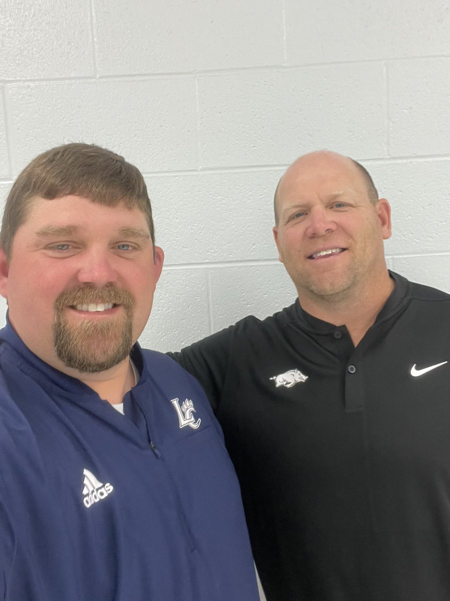 Thank you <a href="/RazorbackFB/">Arkansas Razorback Football</a>  and <a href="/Coach_Odom/">Barry Odom</a>  for coming to visit the Lafayette County Cougars!