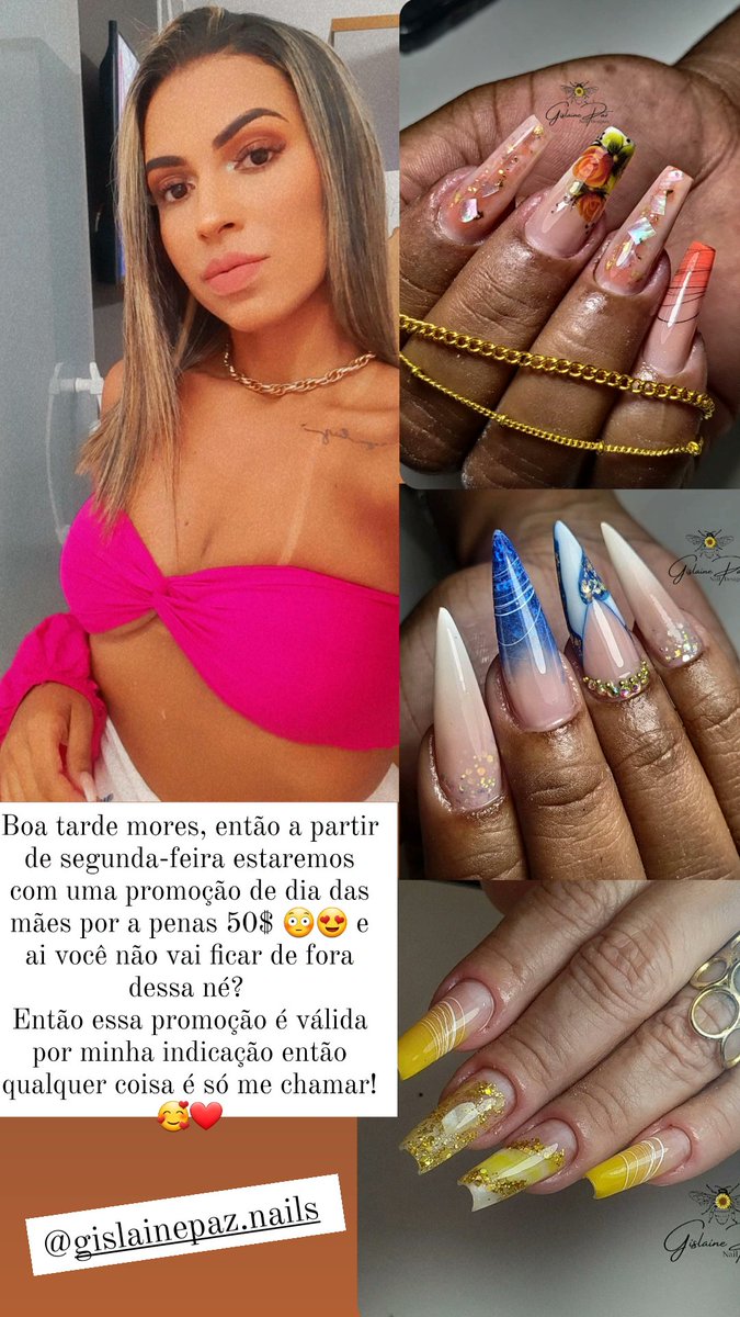 - Quem tiver interesse só me chamar, ela arrasa meninas 💅😍 OBS: promoção de dia das Mães! 🥰💕