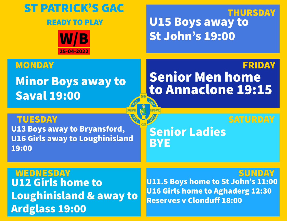 SaulGac_AnDun's tweet image. @SaulGac_AnDun v @AnnacloneGAC Friday night throw in 7:15pm. Get the colours on 💙💛💙 and support the lads. 
@OfficialDownGAA @EastDownGAA