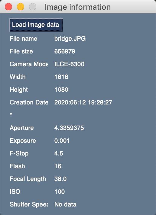 driscollis's tweet image. Here is the Exif viewer I created using #PySimpleGUI