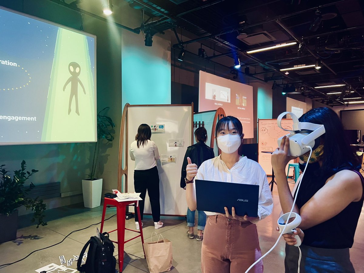 professorfun's tweet photo. Tonight at 6 pm at the Smith Learning Theater @TeachersCollege ! Who will win this year’s Innovation Award? Explore projects at the Showcase and vote for your favorite as People’s Choice winner. Watch finalist teams give pitch presentations to a panel of expert judges! @TC_MST https://t.co/IwFJyxSzeP