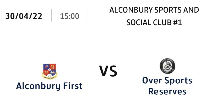 OverSports_FC's tweet photo. Next 🆙 ⚪️⚫️

First team travel to @MarchTownFC Res 
⏰ 3pm 
📍March Town FC

Reserves travel to @AlconburyFC1902 
⏰ 3pm
📍Alconbury Sports &amp; Social Club

#UpTheHumbugs #OverFam https://t.co/wQbFeox73n