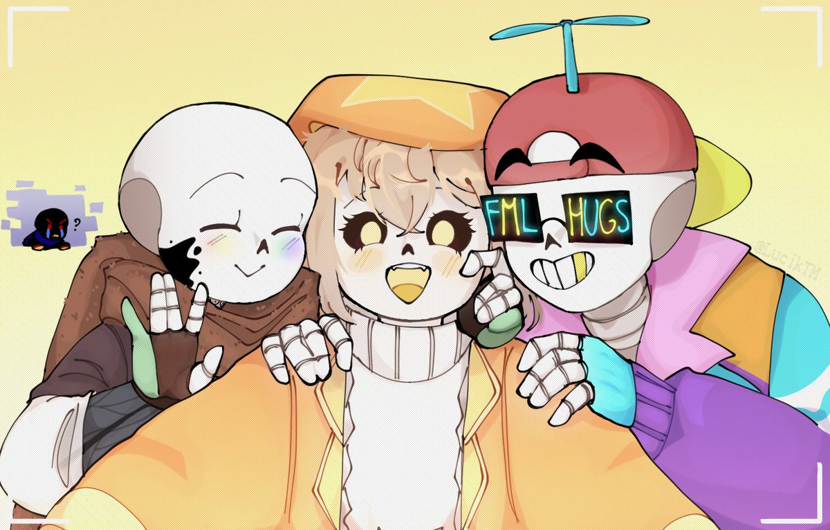 LukLucik's tweet photo. "GUYS SMILE!!!"

||

Ink belongs to Comyet
Fresh and Error belongs to LoverOfPiggies
Foka belongs to me

||

#Inksans #Ink #Undertale #Underverse #Sans #Fresh #Freshsans #Freshink #Freshinkart #Underverseoc
#Undertaleoc #Oc #Андертейл #Undertaleart #Art https://t.co/kiAEbEjSKW