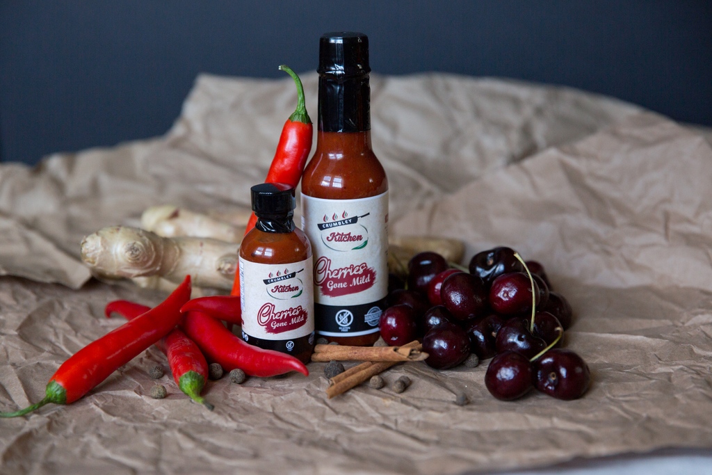 CrumbleyKitchen's tweet photo. Our Cherries Gone Mild sauce is a beautiful blend of Kashmiri peppers, sweet cherries, and spices.

It is a sweet and mild sauce that has a rich depth of flavor. It has been called a "mature ketchup" or a "ketchup for adults" by some of our customers.

https://t.co/FrunWMnnf5 https://t.co/1VPhefi1CO