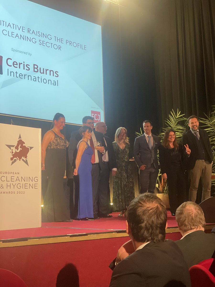 cbipr's tweet photo. #congratulations to ANIP Confindustria for their ‘In Good Hands campaign’,which scooped the Best Initiative Raising the Profile of the Cleaning Sector Award #ECHAwards2022 https://t.co/VudxjffJP9