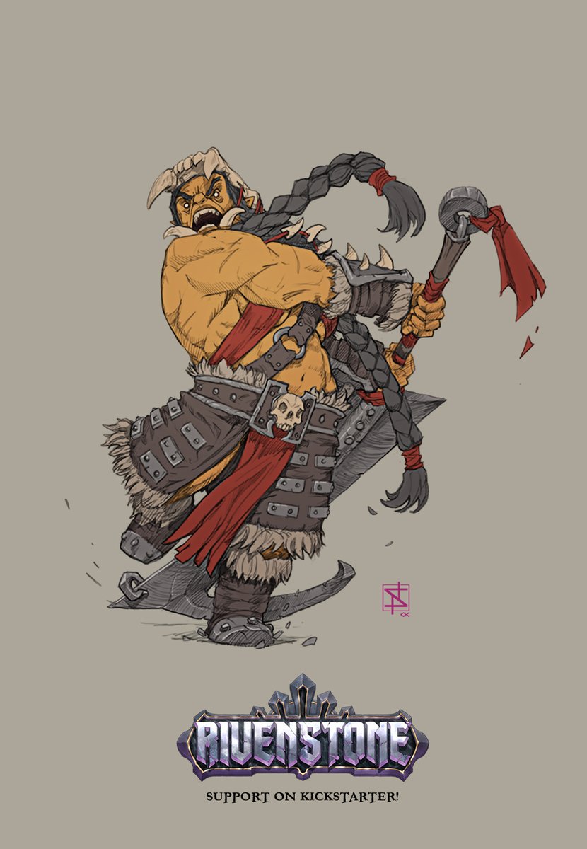 Excited to finally share a bit of what I've been working on for <a href="/broken_anvil/">Broken Anvil (Studio Paints available now on KS!)</a>, here are some pieces for <a href="/RivenstoneGame/">Rivenstone Game</a>!!  If you like miniature tabletop gaming, please consider supporting the campaign! I can't wait to make more concepts like these!