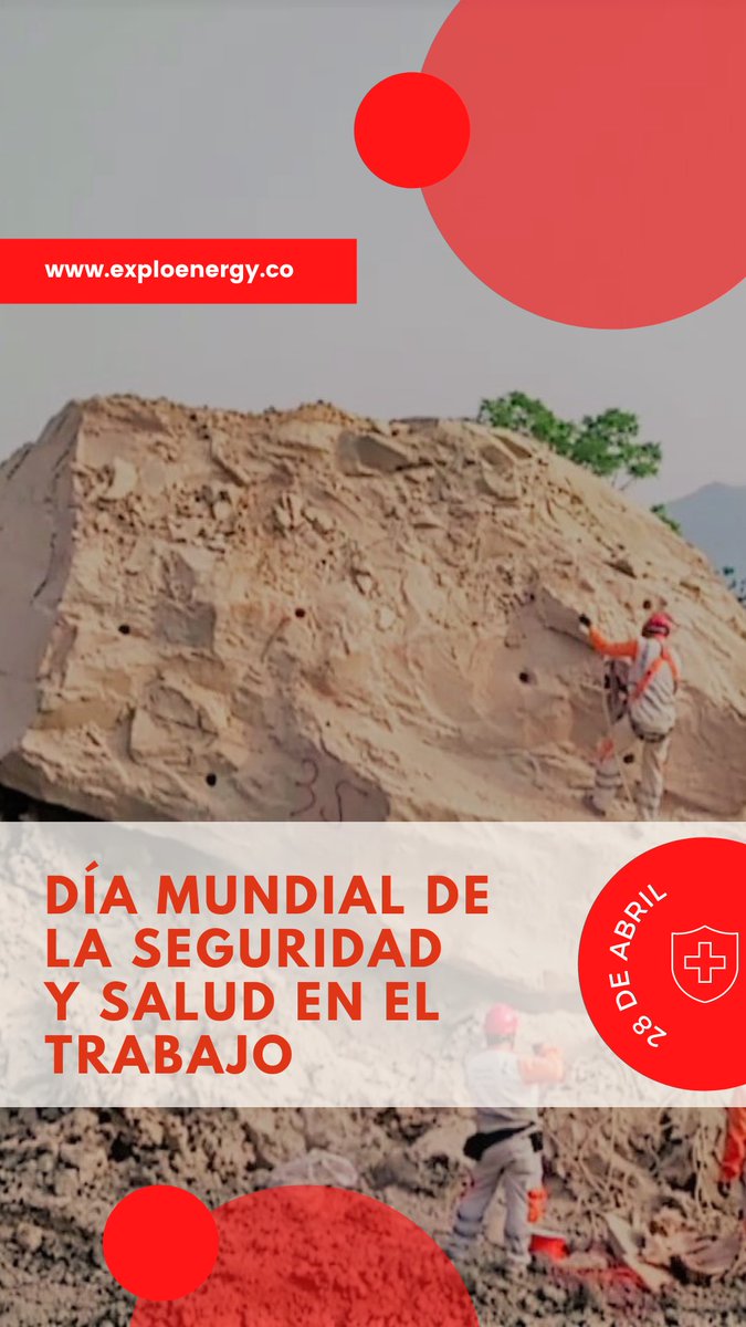 exploenergy's tweet image. En el día mundial de la seguridad y salud en el trabajo, mostramos un poco de las labores que realizamos con responsabilidad! 😷🦺⛑👷👷‍♀️
