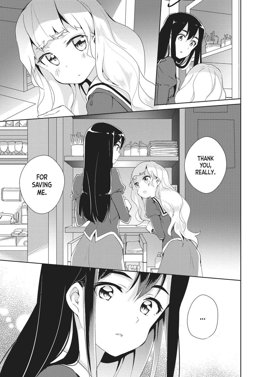This manga is killing me. I like the vibe, the whole classy lesbians atmosphere with absurd humor goes well. 😂 