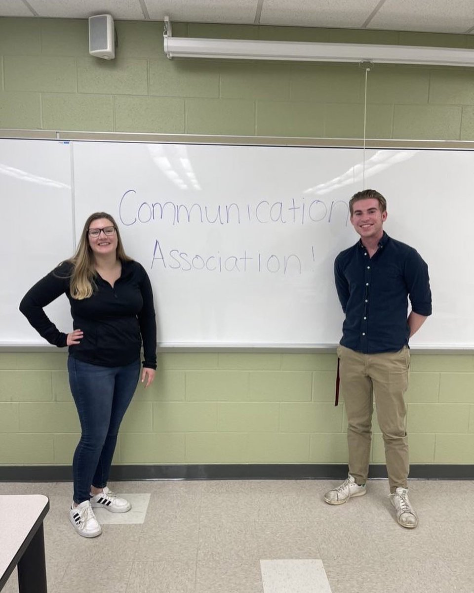CMU_CA's tweet photo. Congratulations to Abbey Paton for being elected as new President &amp; Joshua Galer for being elected as new Vice President for CA.

Congratulations to the graduating seniors in CA.

Thank you for a great year for CA and we wish you the best on your journey moving forward. https://t.co/SvW9PZzuJi