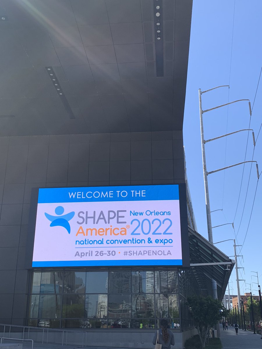 2nd day of #SHAPENOLA  and my brain is full of ideas and information 🤯 <a href="/SHAPE_America/">SHAPE_America</a> #neworleans #PhysEd