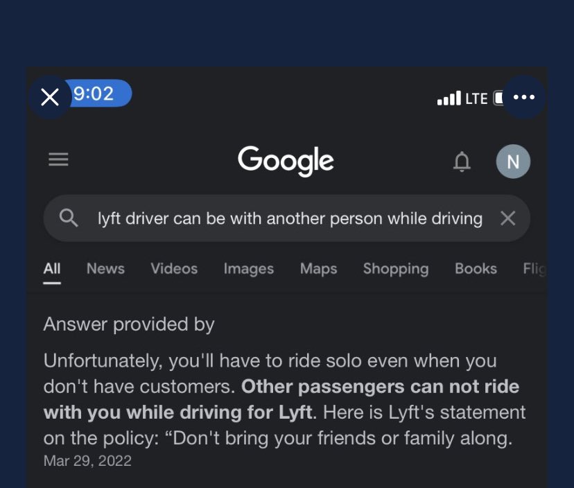 Client with <a href="/AskLyft/">Ask Lyft</a> for more then 7 years,5 stars rated,a driver took me with somebody else when I never did ride share and it’s illegal. Still no news from Lyft WTF.here a reminder of your own policy: this is #unacceptable #lyft #share #fyp
