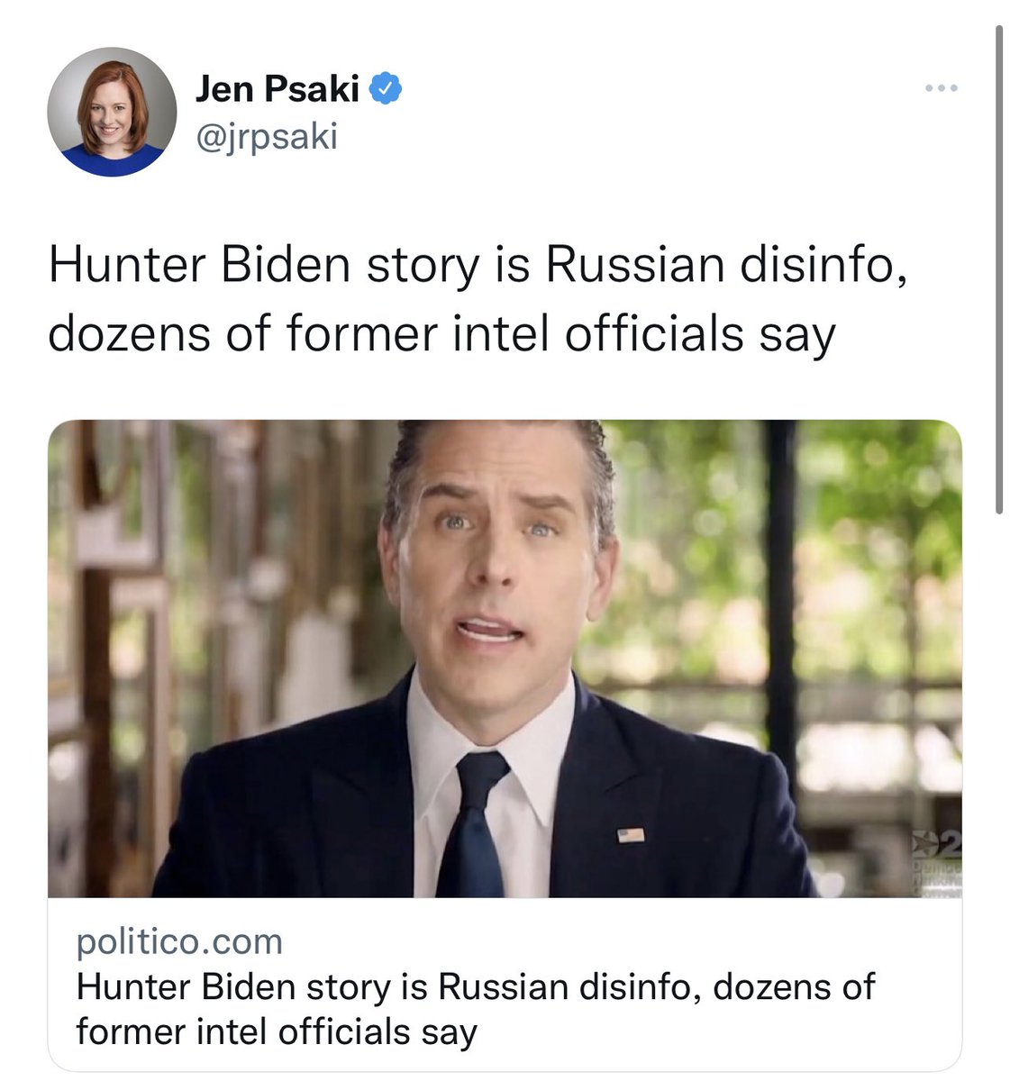 SteveGuest's tweet photo. Meet Jen Psaki, a disinformation expert. https://t.co/7At7uoaGWc