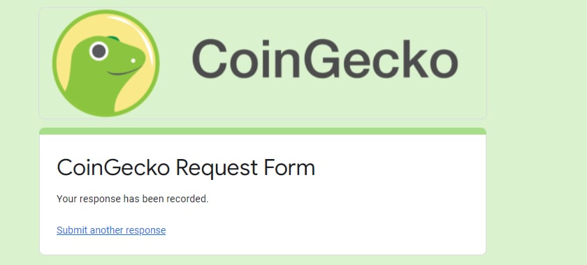 metidorians's tweet photo. We have applied for CoinGecko https://t.co/huJIAejJiX
