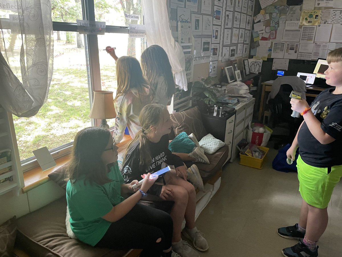 STAAR review day 2 <a href="/KendallElem/">Kendall Elementary School</a> has 5th grade exploring the behavior of light. 🌈💡