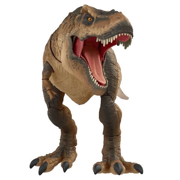 collectjurassic's tweet photo. HAMMOND COLLECTION T-REX REVEALED! The queen has arrived to @mattel’s collector-oriented 3.75”-scale figure line, with the iconic Jurassic dinosaur getting her own premium figure. Featuring tons of articulation + layers of paint detail, T-Rex is available for preorder now 1/2 https://t.co/1zGDAZjVKH