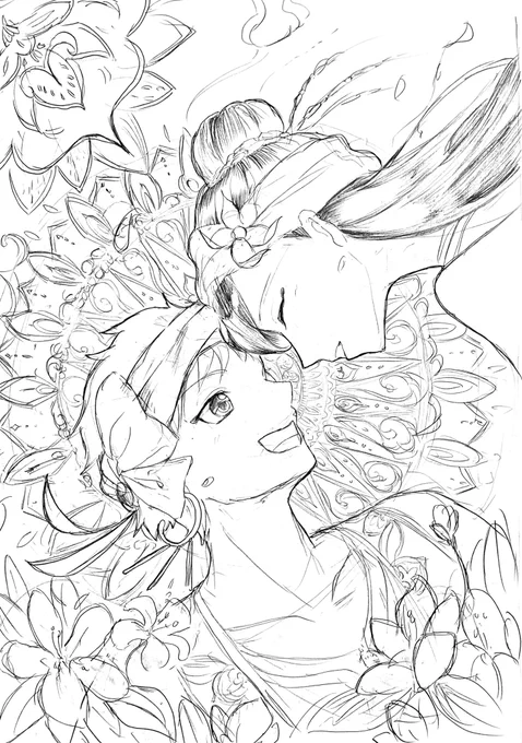 532日目、朝…たぶん1時間半?2時間?描きました!

表紙でもないのに…(☀️🐍♀です) 