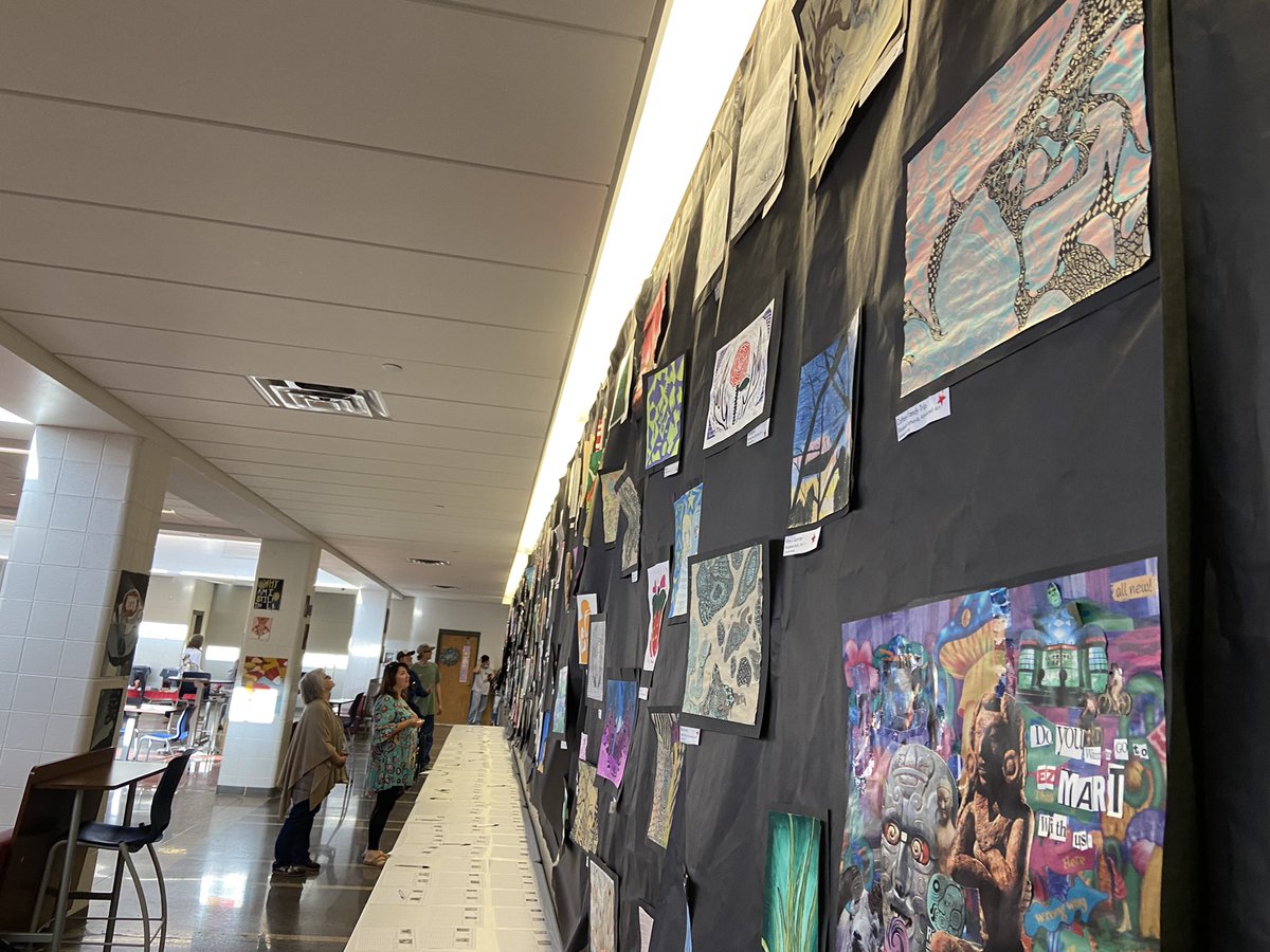One of my favorite things to do—celebrating our learners! This evening we are doing that via the <a href="/RogersNTHS/">RogersNTHS</a> Academic Awards, Fine Arts Reception and the Silent Auction. Turning 14 year olds to adults. #RPSShines